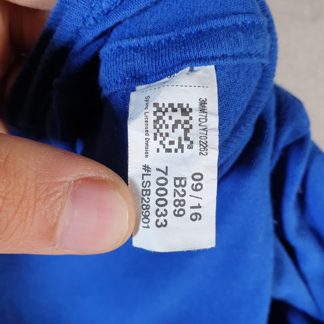 Vintage Adidas Go To Tee T Shirt Men’s Medium Blue Three Stripes Logo Athletic