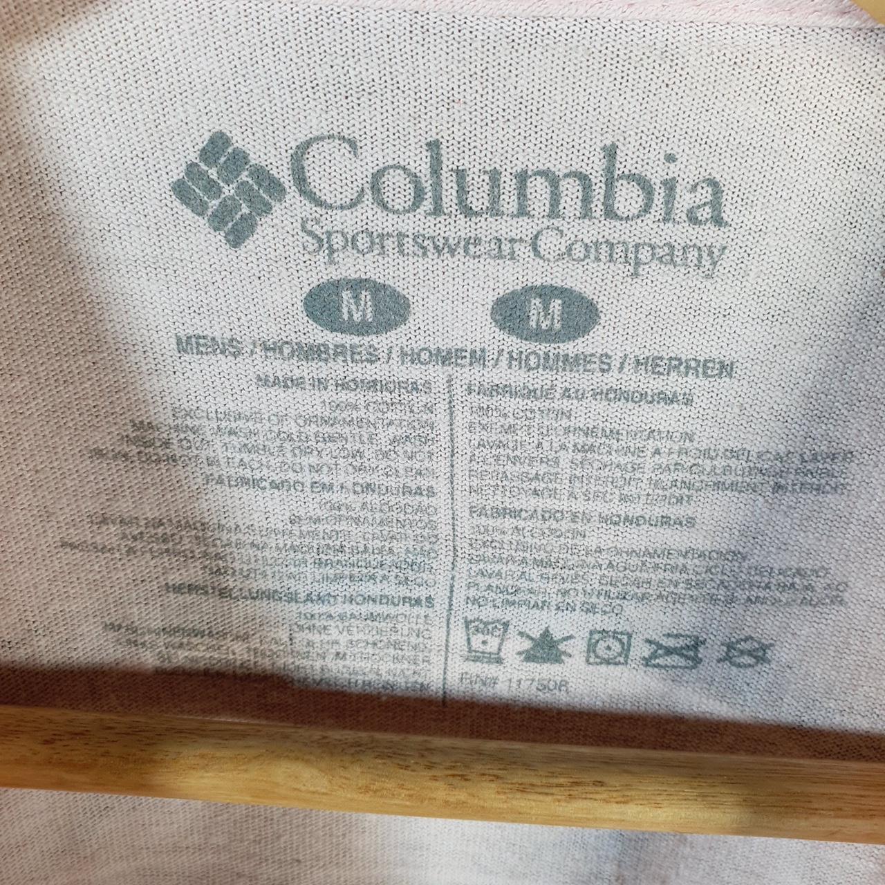 Vintage Columbia Performance Fishing Gear T Shirt Shirt Men’s Medium Pink Logo Athletic