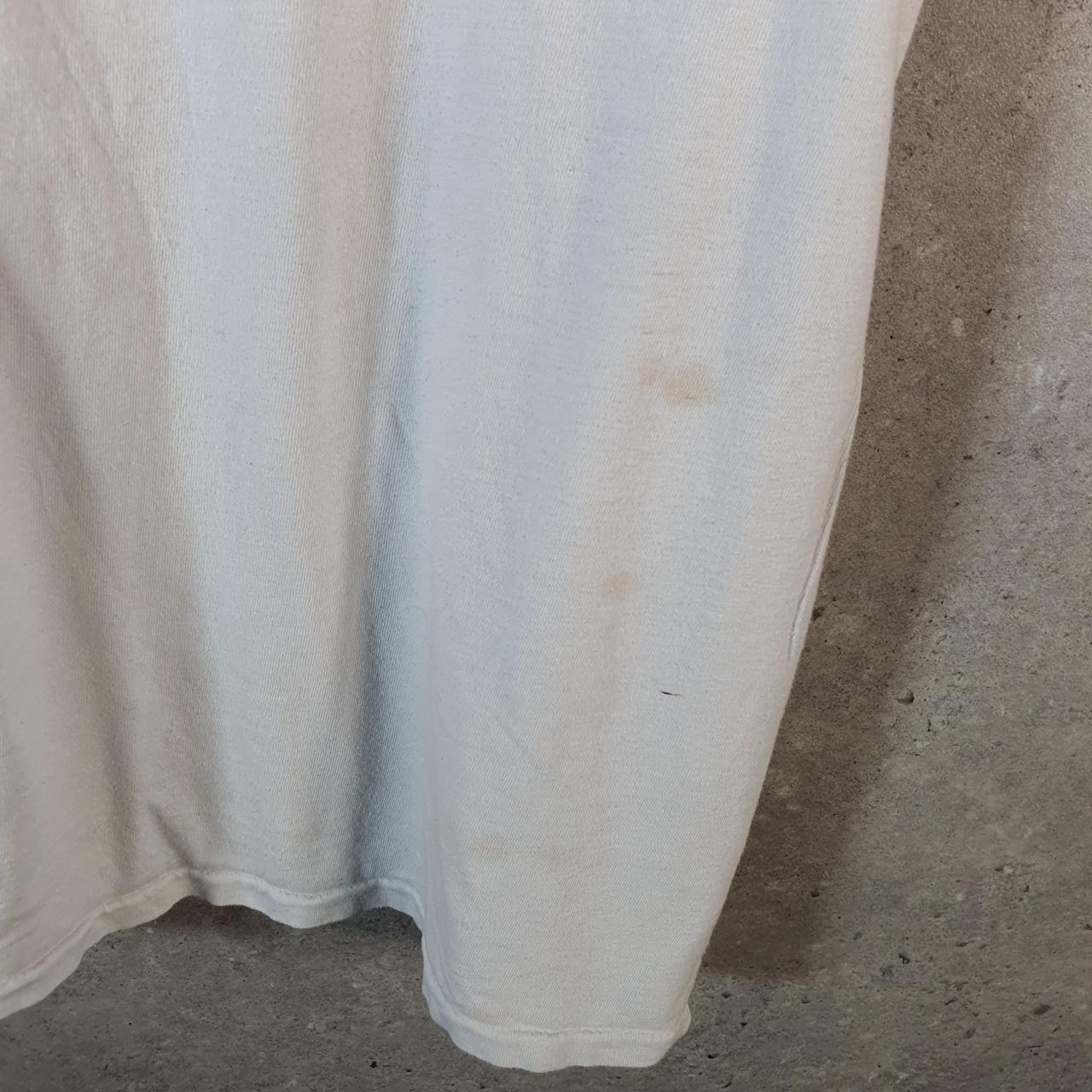 Vintage Ralph Lauren Polo Spellout T Shirt Womens XL White Classic Fit Pony