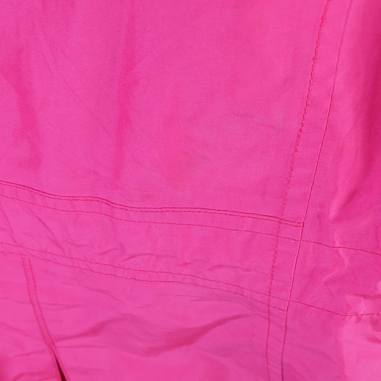 Vintage L.L. Bean Polartec Outdoors Nylon Jacket Womens Medium Pink Full Zip Waterproof