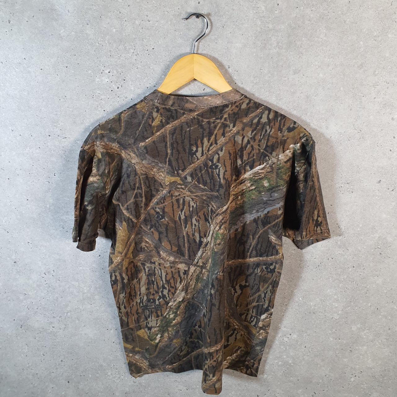 Vintage Shadow Branch RealTree Camoflauge T Shirt Womens XL Camo Short Sleeve