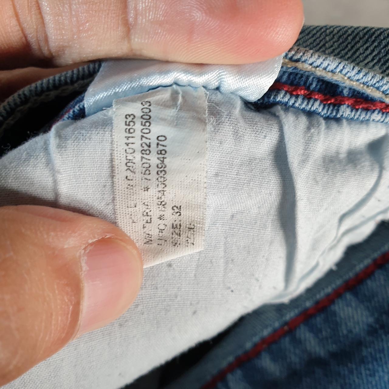 Vintage Chaps Ralph Lauren Baggy Shorts Jorts Cargo Mens W32 Blue Relaxed Denim