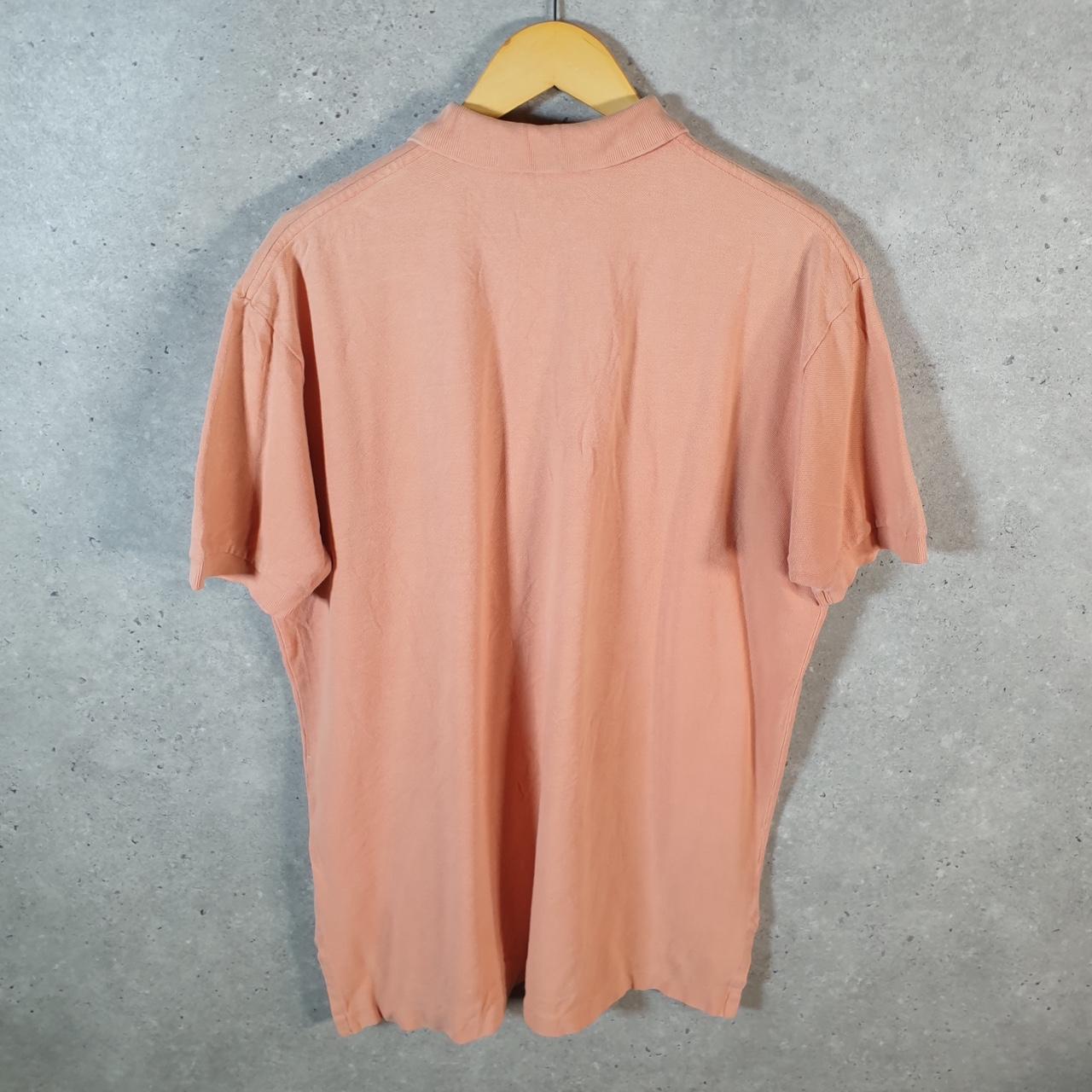 Vintage Ralph Lauren Polo Shirt Men’s Large Pink Classic Fit Embroidered Pony