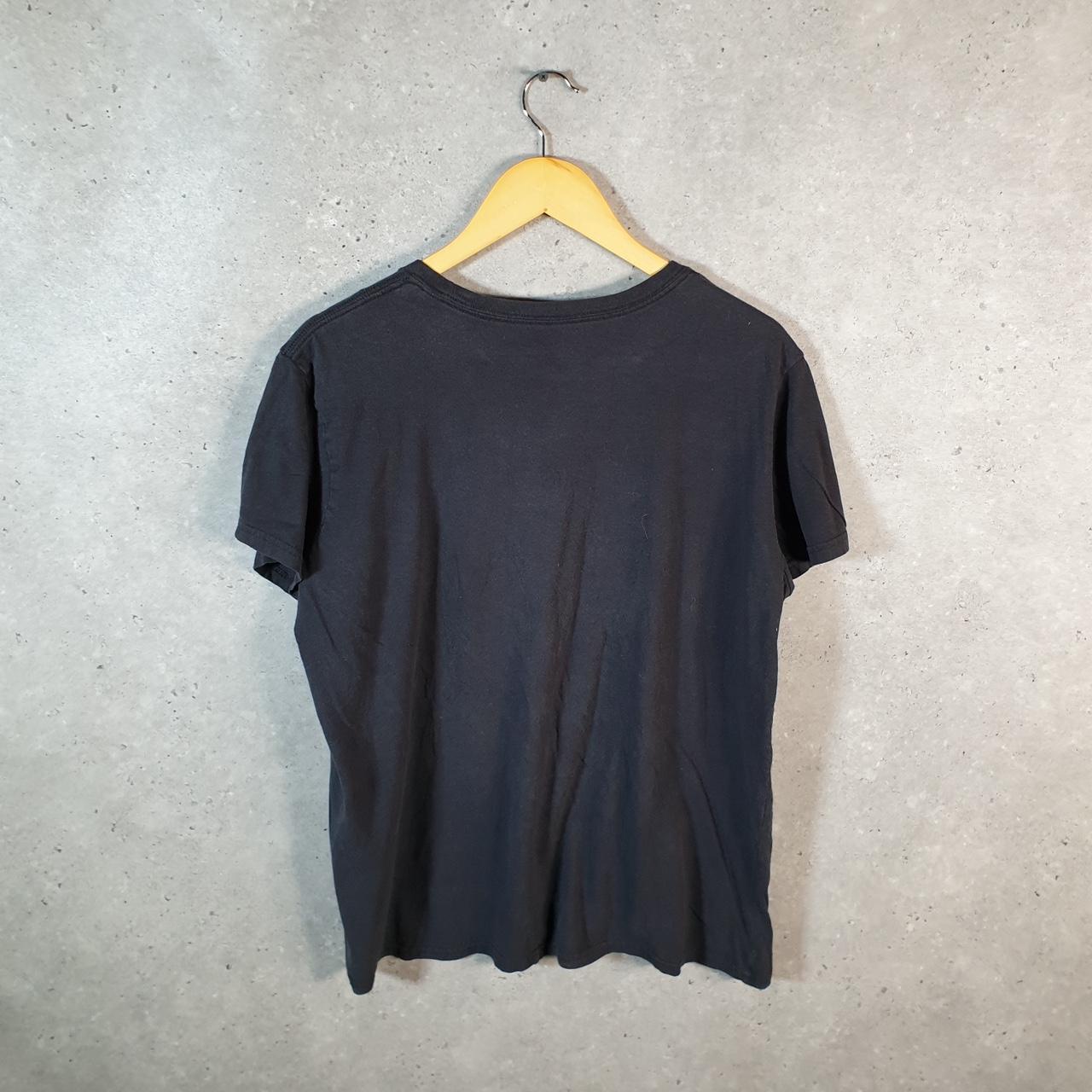 Vintage Adidas Amplifier T Shirt Shirt Men’s Small Black Three Stripes Logo Athletic C9776