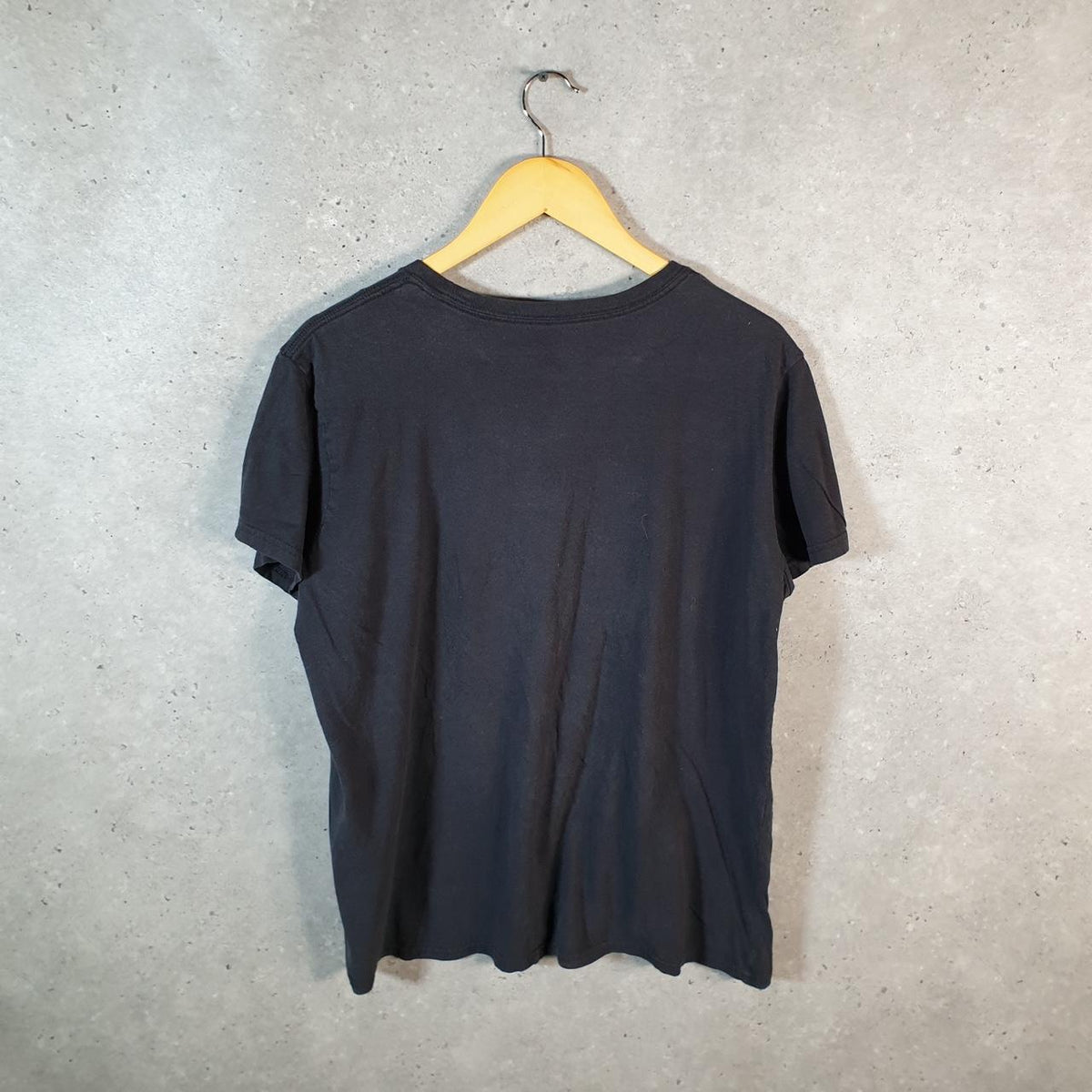 Vintage Adidas Amplifier T Shirt Shirt Men’s Small Black Three Stripes Logo Athletic C9776