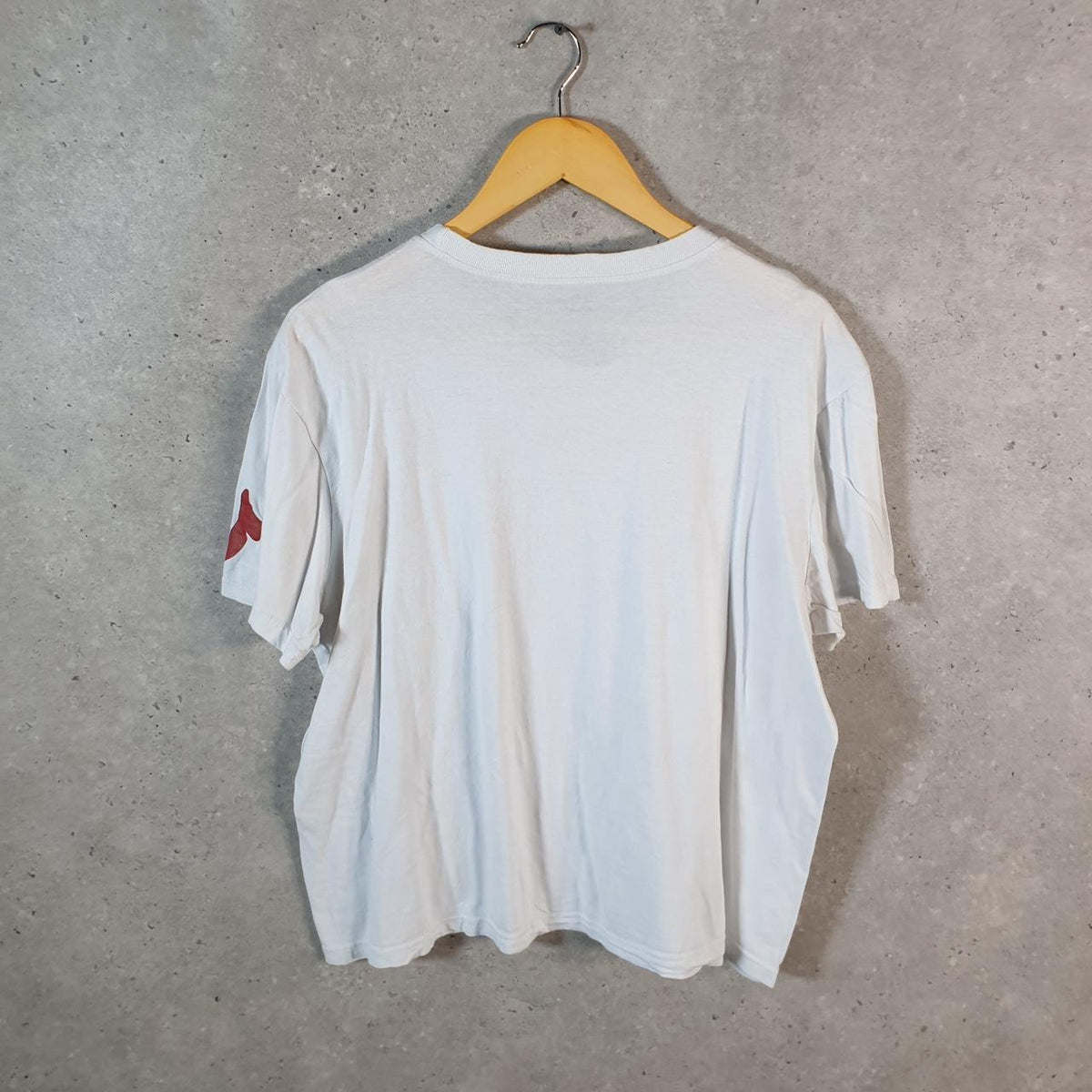 Vintage True Religion T Shirt Men’s Large White Graphic Spellout Logo Slim Fit