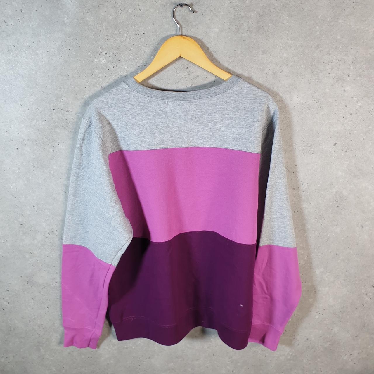 Vintage Champion Sweatshirt Womens XL Grey USA Pullover Embroidered Spellout