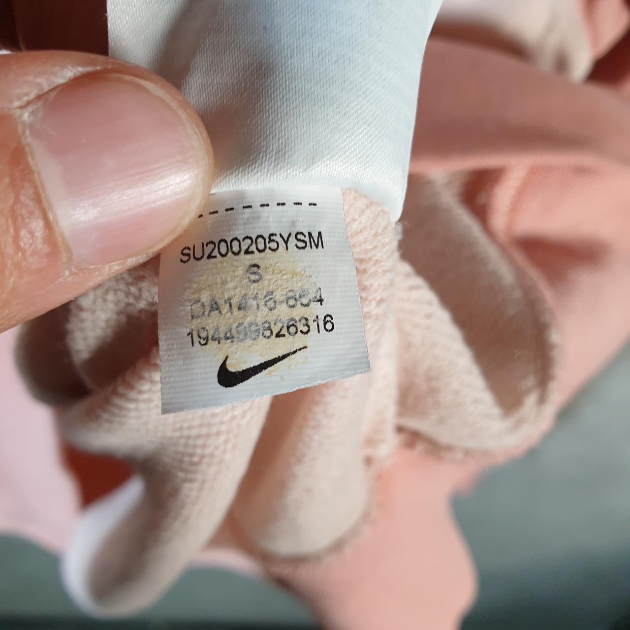 Vintage Nike Club Hoodie Womens Small Pink Swoosh Y2K Pullover