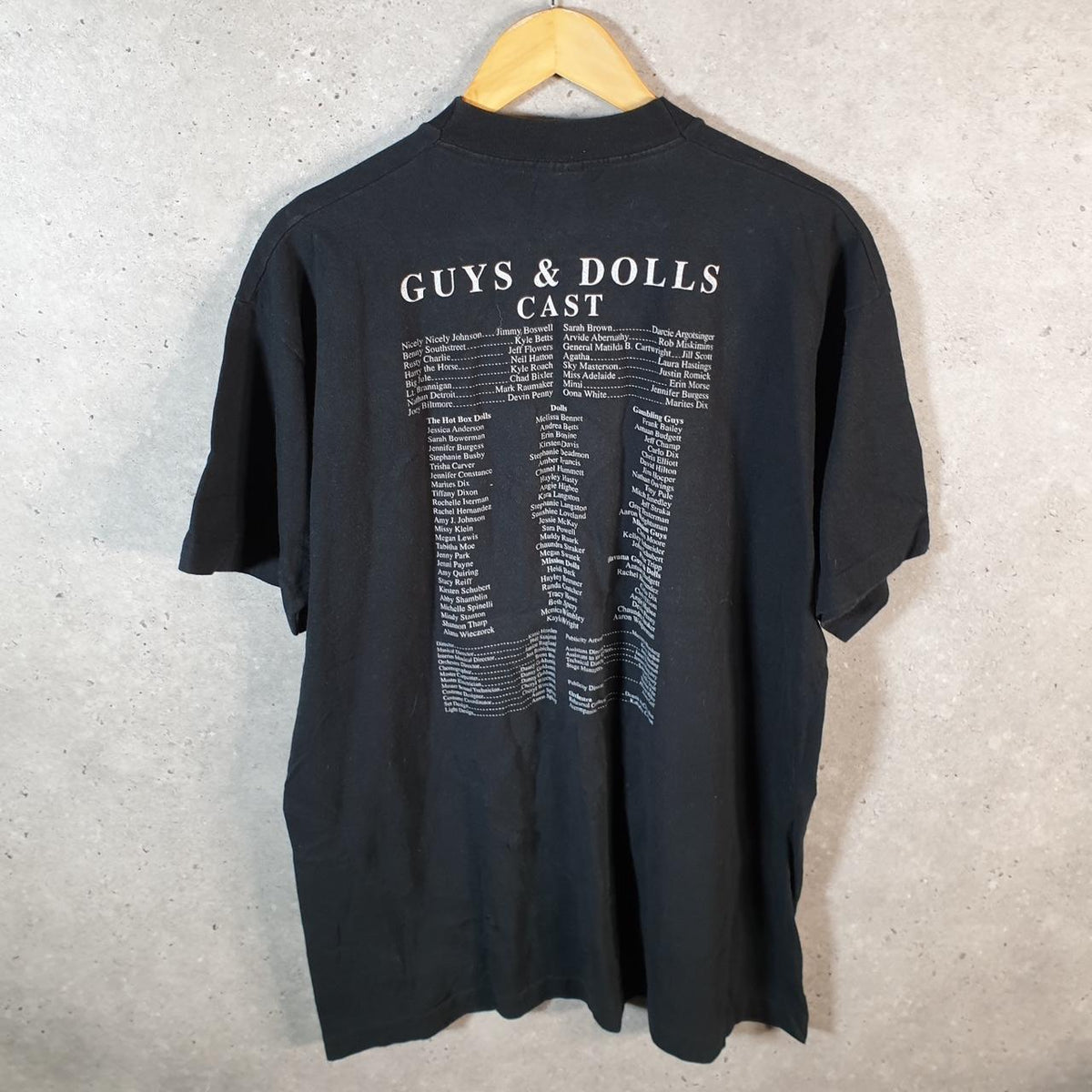 Vintage Best Fruit of the Loom Blue Springs School USA Single Stitch T Shirt Men’s XL Black 6