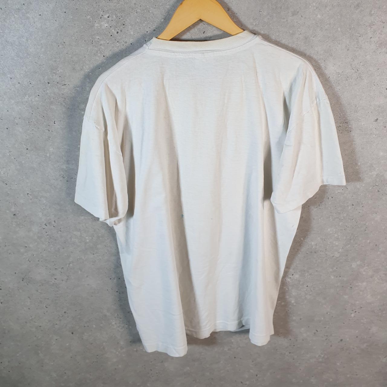 Vintage Human Tees One With the Earth 90s USA Single Stitch T Shirt Men’s XL White