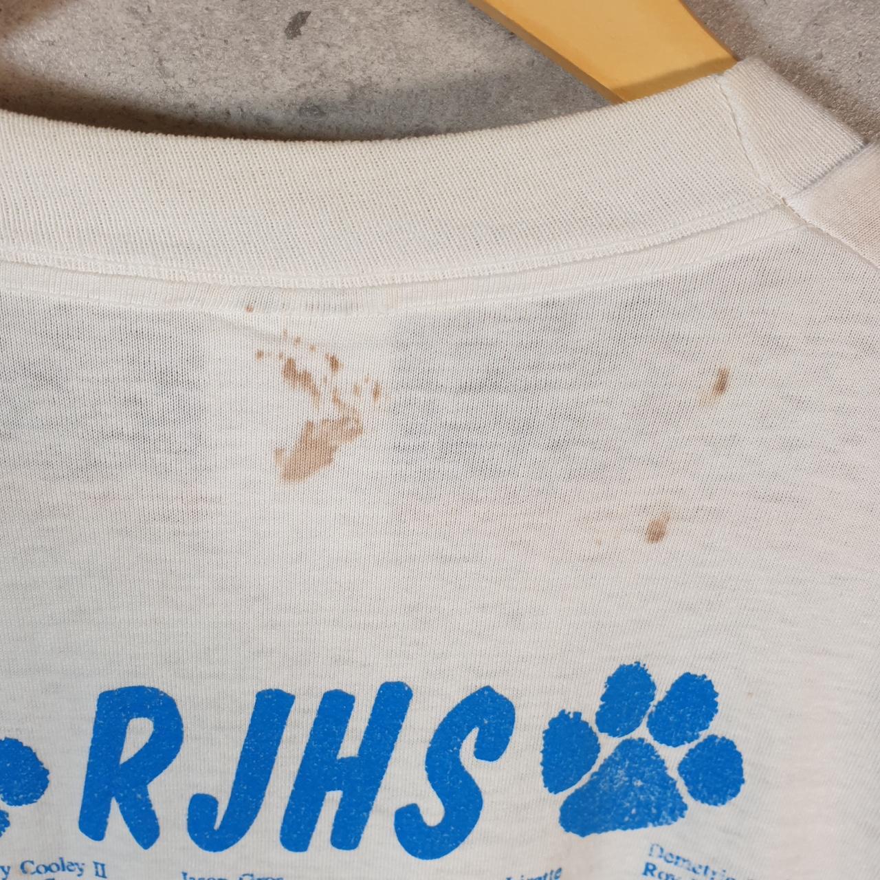 Vintage Fruit Of The Loom RJHS Freshman 1996 USA Single Stitch T Shirt Men’s XL White