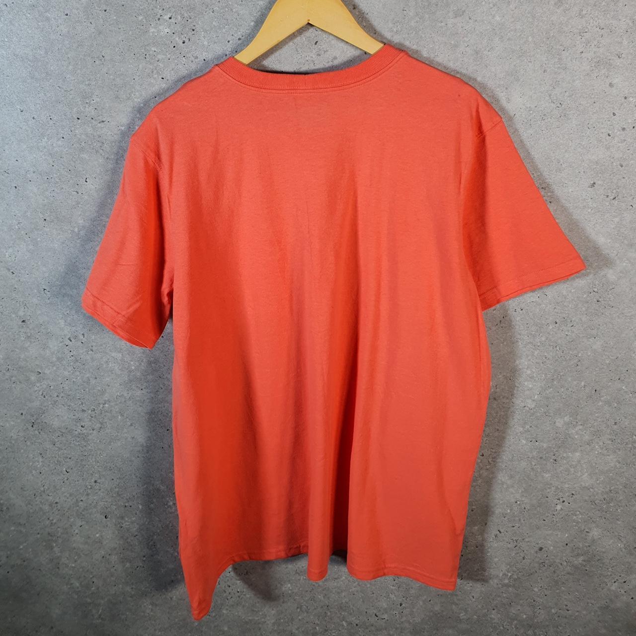 Vintage Carhartt Pocket T Shirt Womens XL Orange Workwear Chore Utility Loose Fit C9229