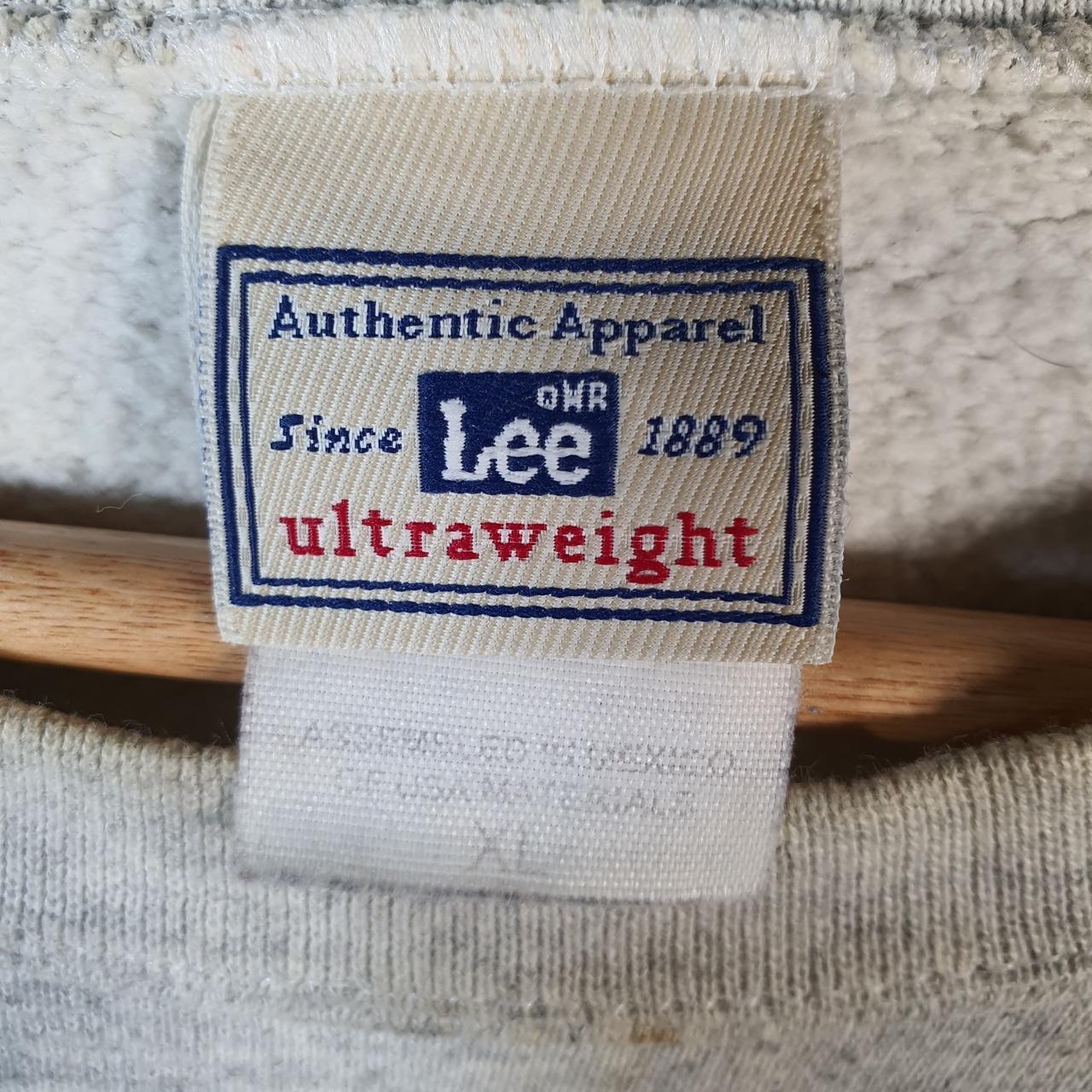 Vintage Lee Ultraweight Sweatshirt Men’s XL Grey USA Albany Law Pullover