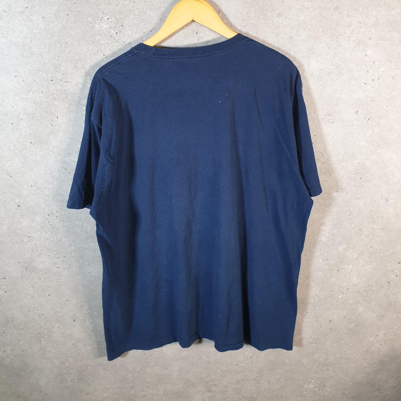 Vintage Adidas Go To Tee Spellout T Shirt Men’s XL Navy Blue Three Stripes Athletic