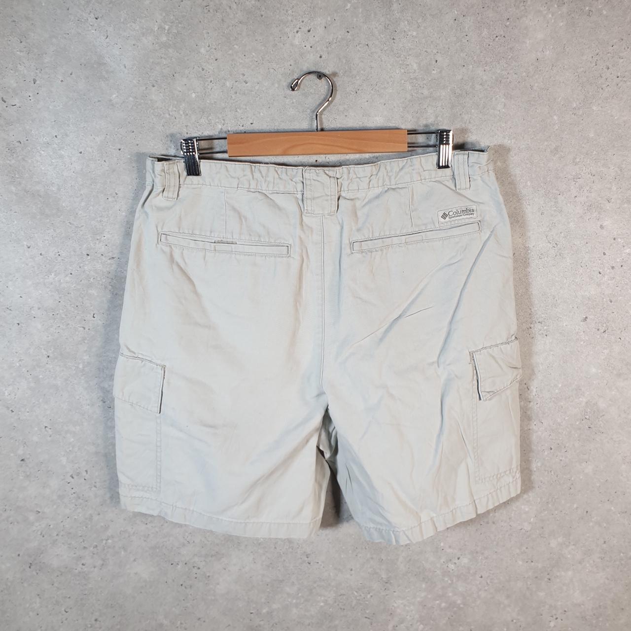 Vintage Columbia Performance Fishing Gear Shorts Men’s W36 Beige Athletic Hiking