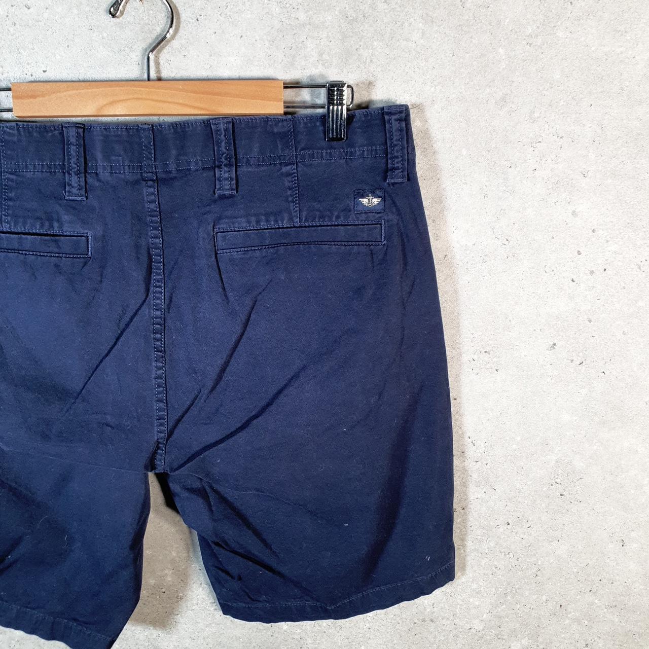 Vintage Dockers Golf Chino Shorts Jorts Cargo Men’s W36 Navy Blue Baggy Cotton