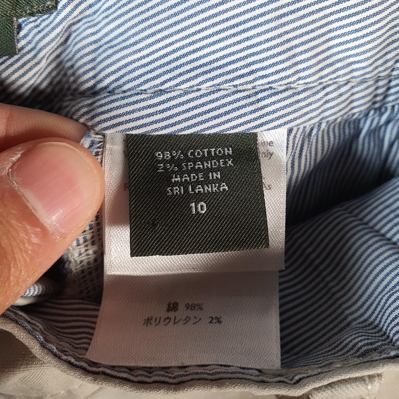 Vintage Eddie Bauer Chino Shorts Jorts Cargo Womens W34 Beige Baggy Cotton A4419