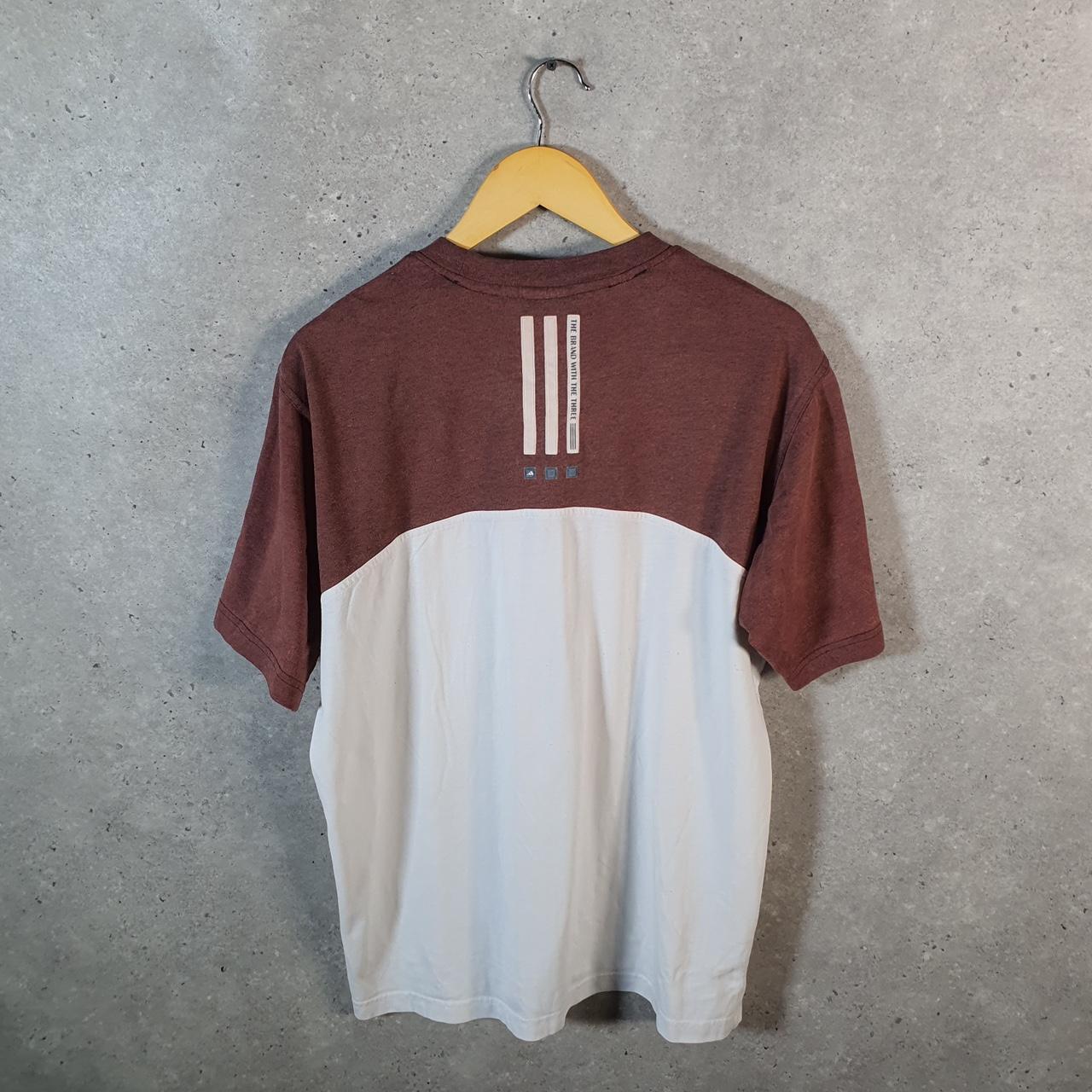 Vintage Adidas 90s T Shirt Men’s Large White Spellout Logo Athletic