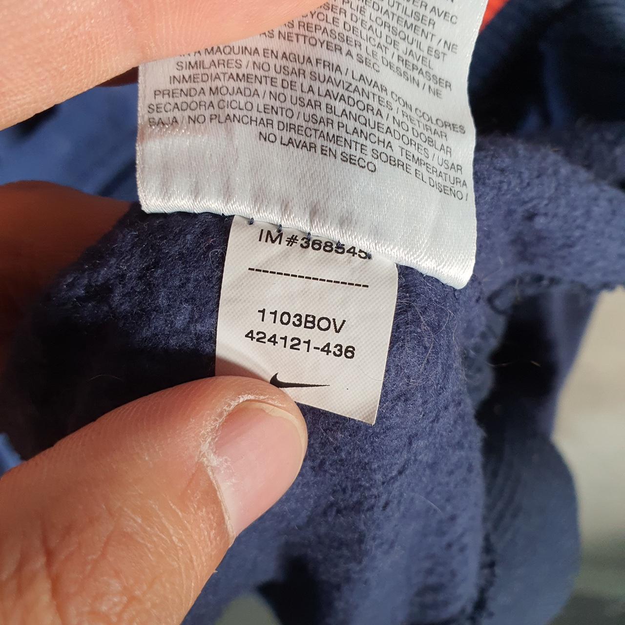 Vintage Nike 1/4 Zip Sweatshirt Men’s XL Navy Blue Swoosh Y2K Pullover Logo