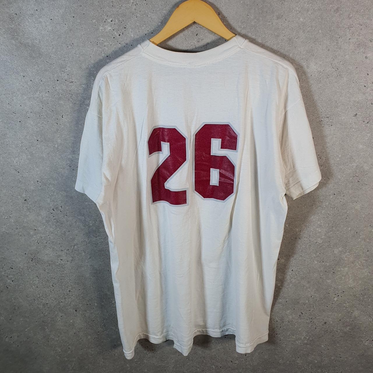 Vintage Fruit Of The Loom Omaha 90s USA Single Stitch T Shirt Men’s XL White