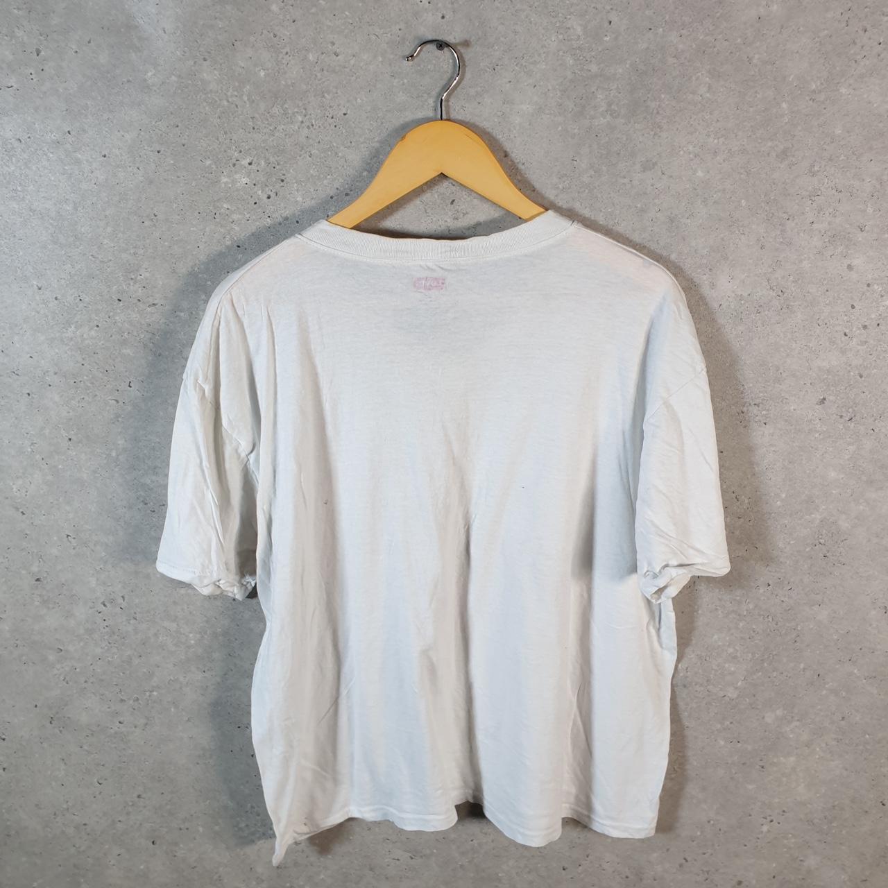 Vintage Levis Spellout T Shirt Shirt Men’s Medium White Logo Athletic Casual