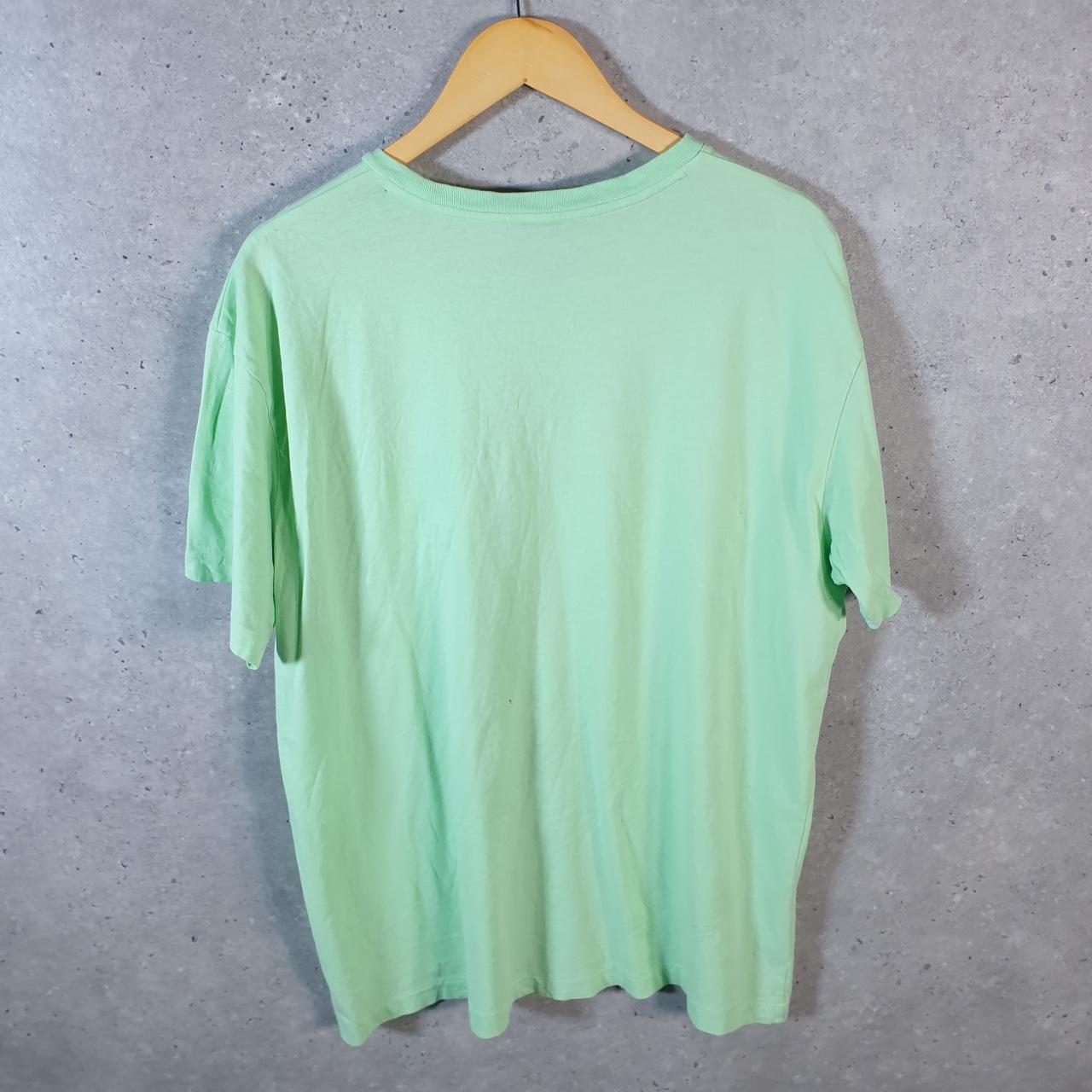 Vintage Ralph Lauren Polo T Shirt Mens Large Green Embroidered Classic Fit Pony C9052