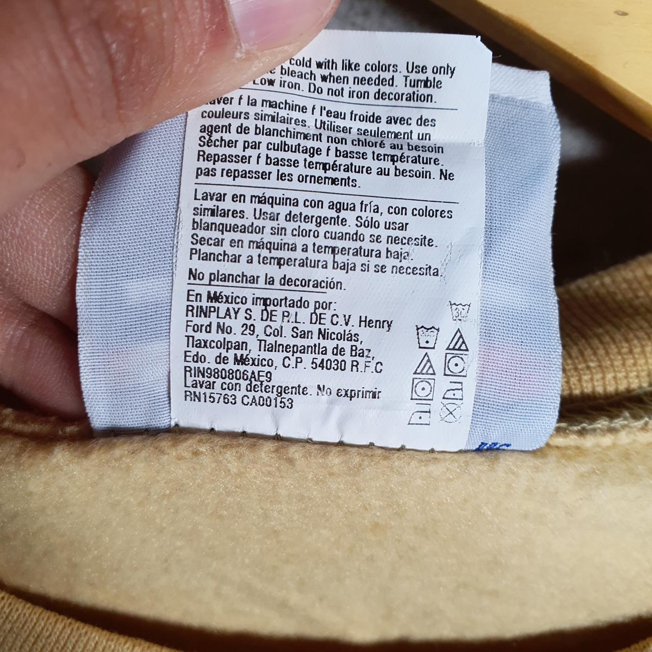 Vintage Champion Sweatshirt Men’s Medium Yellow USA Pullover Spellout Logo