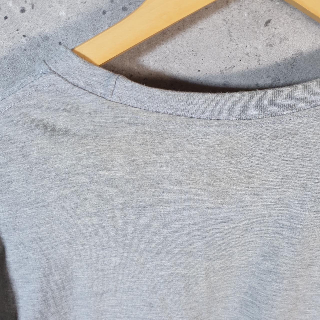 Vintage Adidas Golf T Shirt Men’s Large Grey Three Stripes Logo Athletic