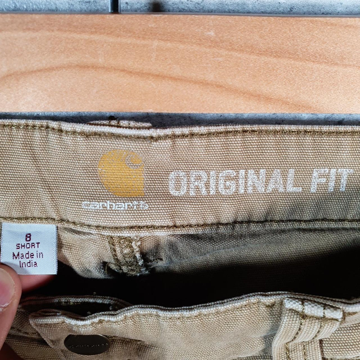 Vintage Carhartt Carpenter Trousers Womens W30 L30 Brown Original Fit Workwear USA
