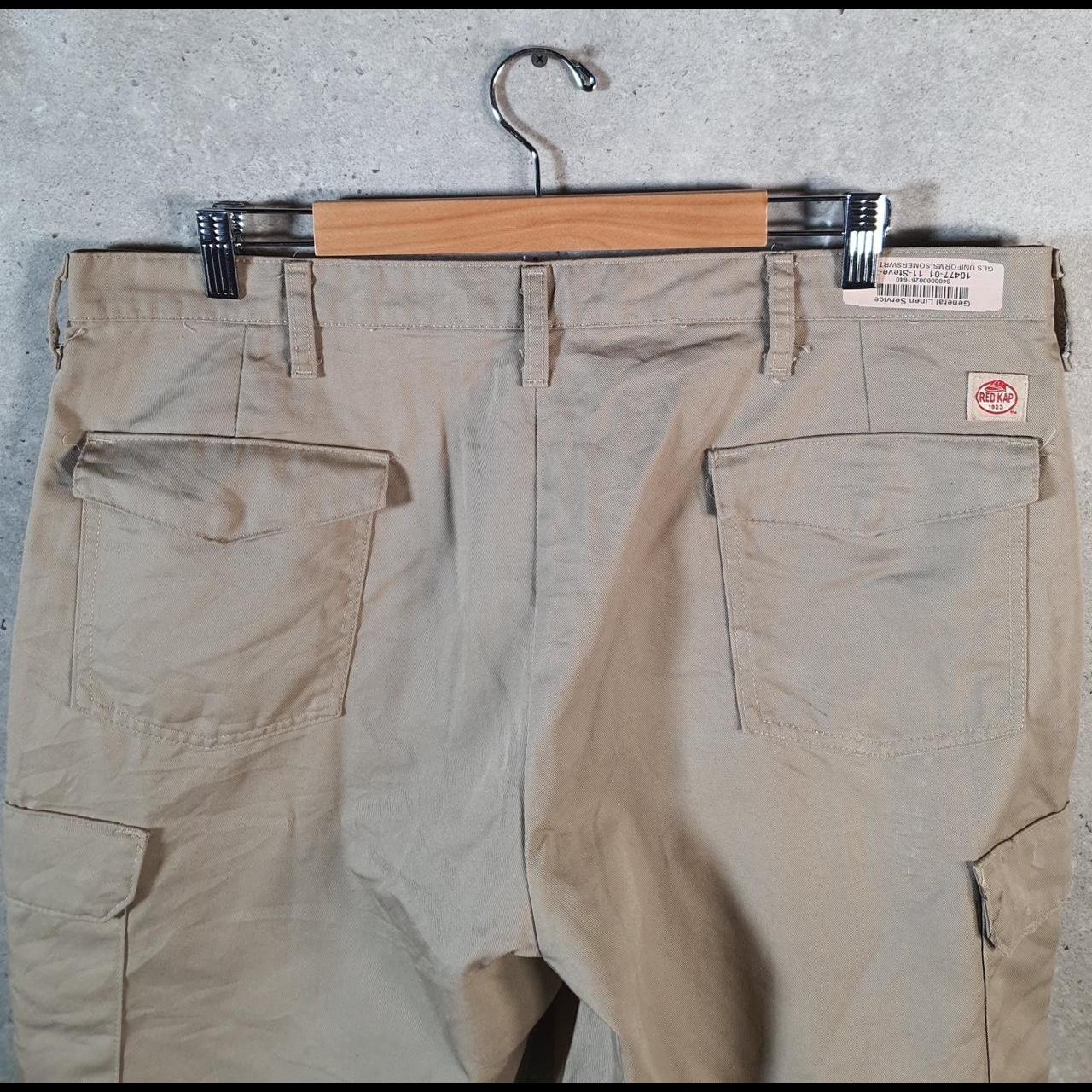 Vintage Red Kap Chino Shorts Jorts Cargo Men’s W38 Brown Baggy Cotton A4453