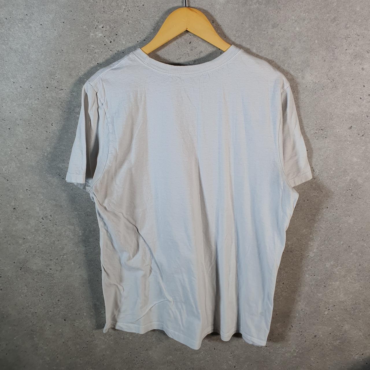 Vintage Nike Spellout T Shirt Men’s Large White Logo Swoosh Athletic