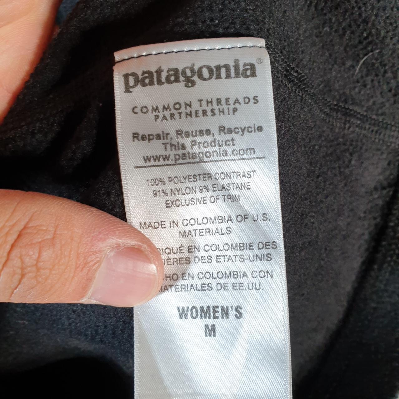 Vintage Patagonia Better Sweater Full Zip Fleece Sweatshirt Womens Medium Black