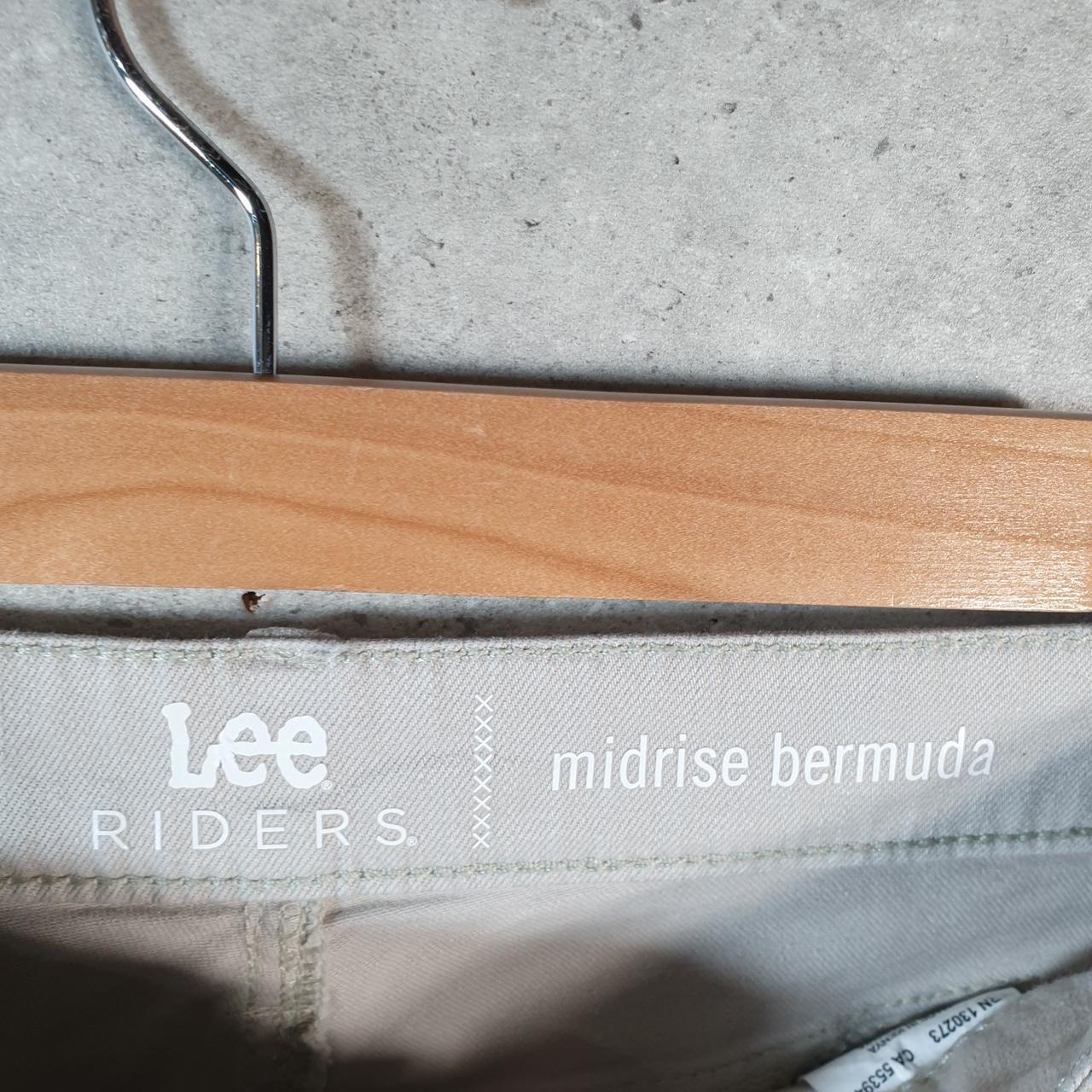 Vintage Lee Baggy Shorts Jorts Cargo Womens W30 Beige Relaxed Denim