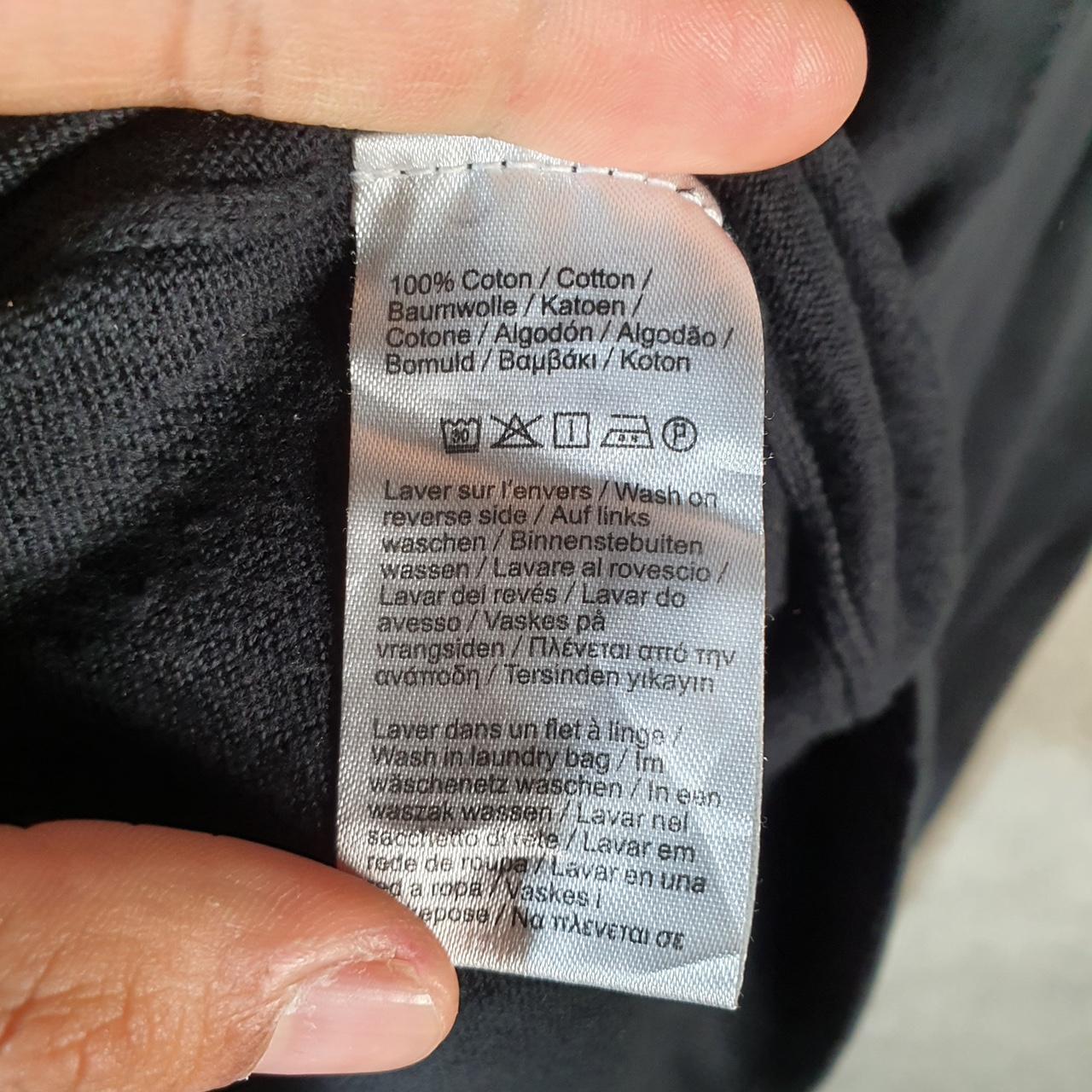 Vintage Lacoste Sweatshirt Men’s Small Black Pullover Logo Y2K Jumper Logo Casual