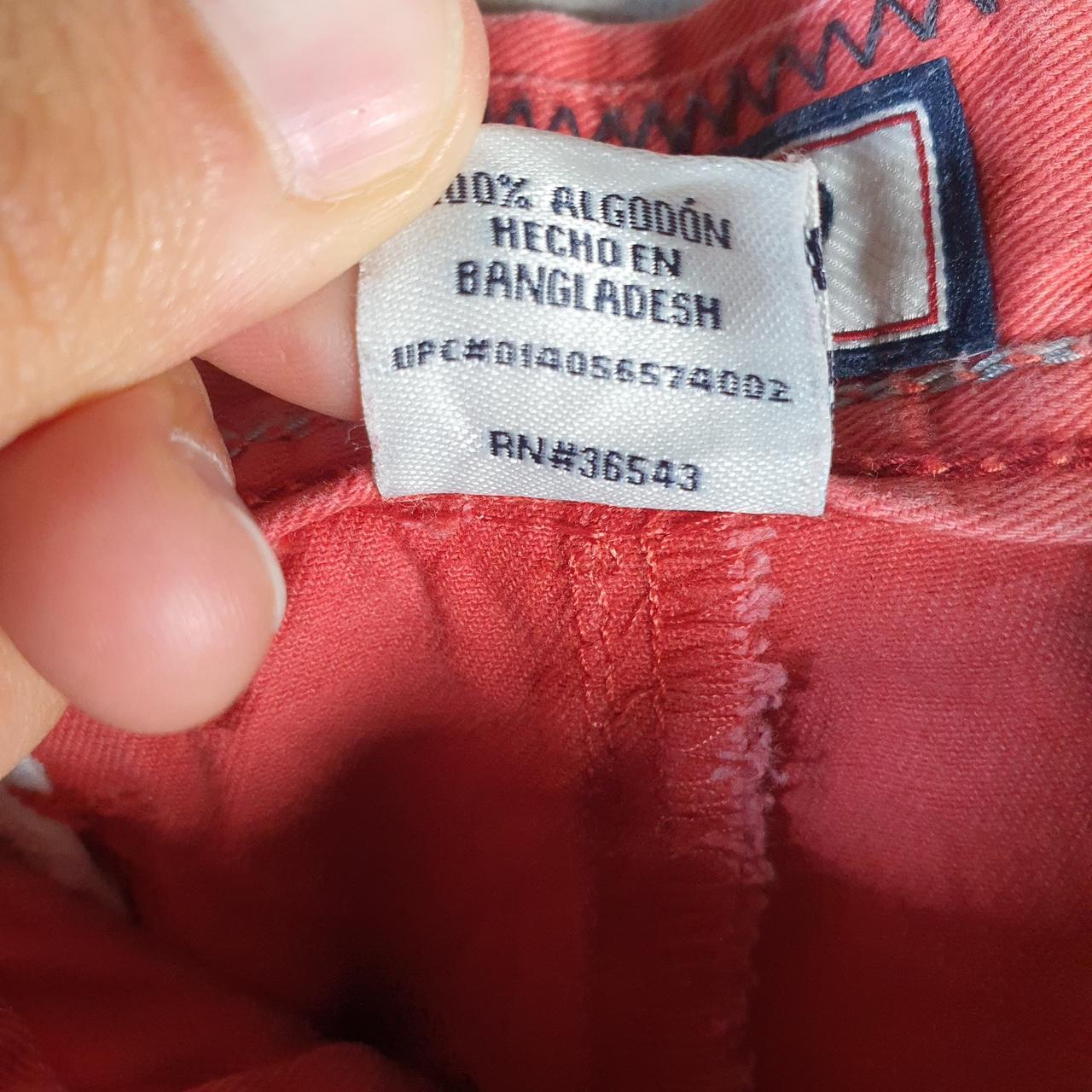 Vintage Izod Golf Chino Shorts Jorts Cargo Men’s W36 Red Baggy Cotton