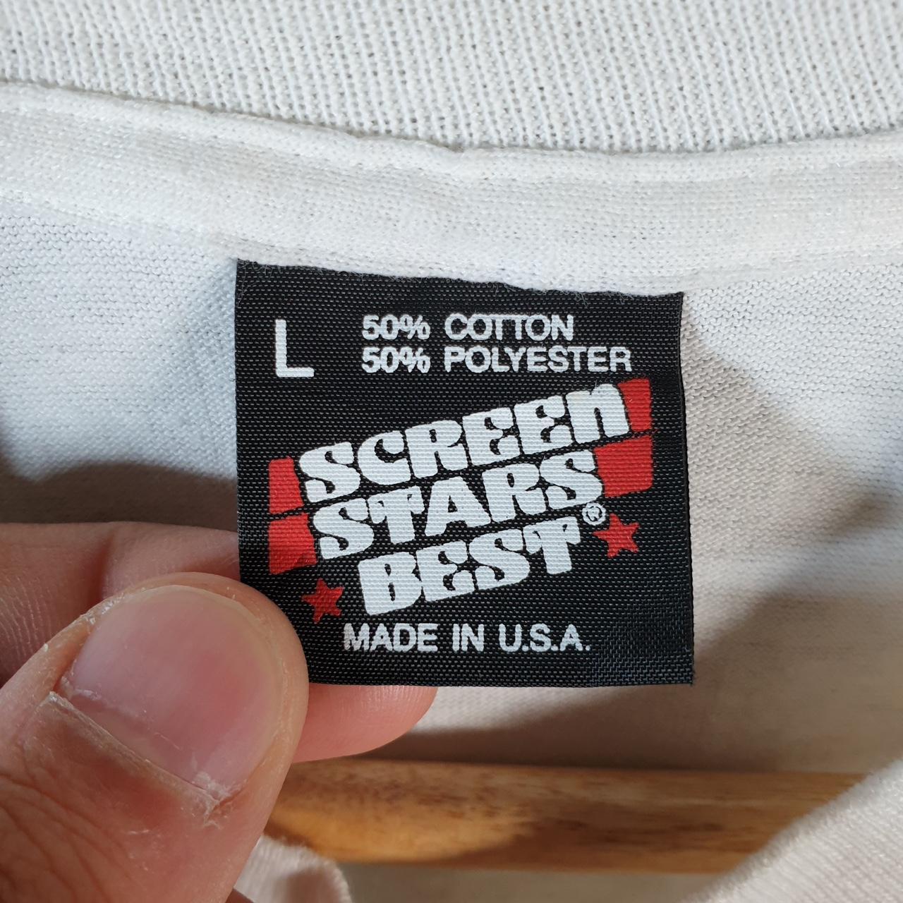 Vintage Screen Stars Kansas City Multiple Sclerosis 1989 Walk Single Stitch T Shirt Men’s Large White