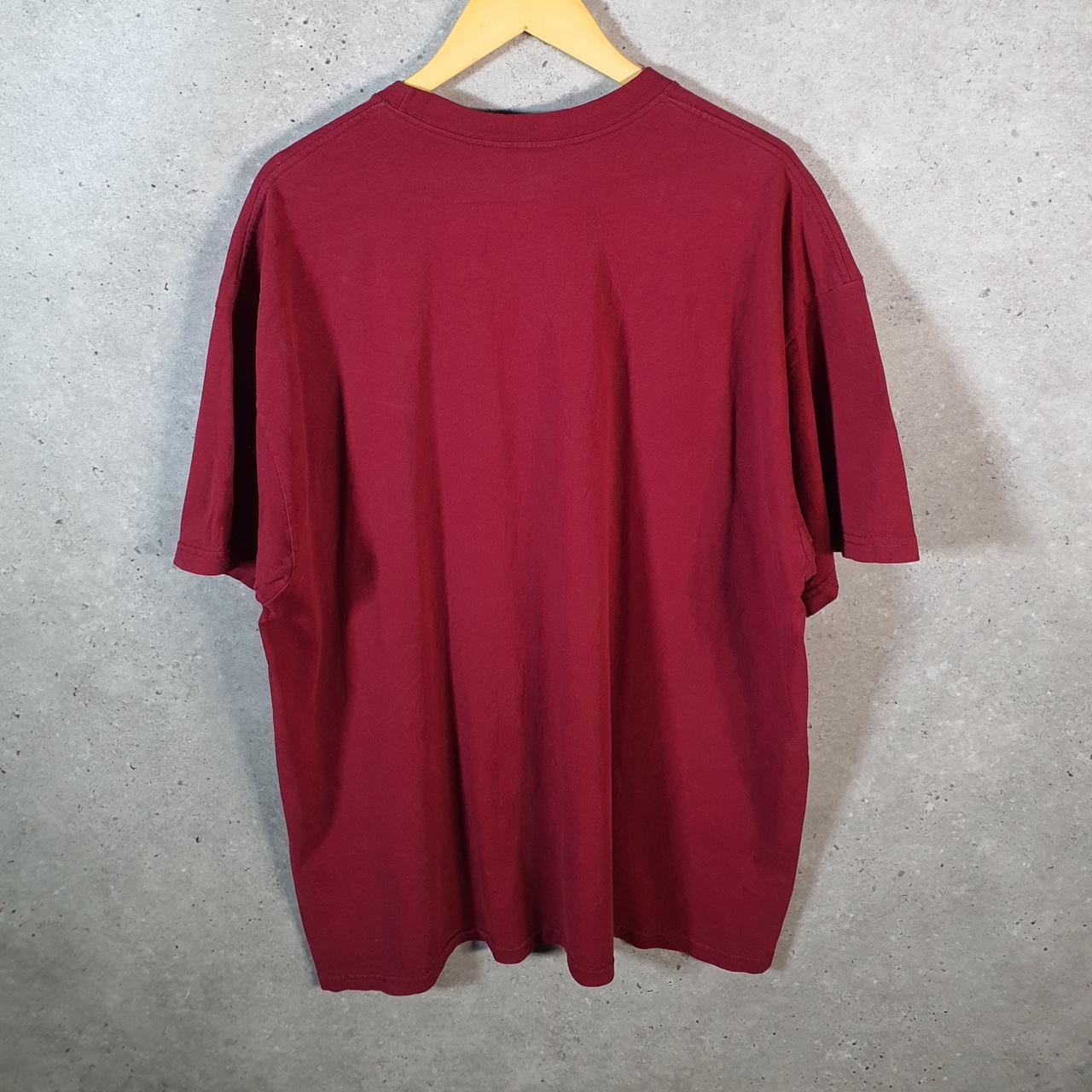 Vintage Nike 90s Swoosh T Shirt Shirt Men’s 2XL Red Embroidered Logo Athletic C9581