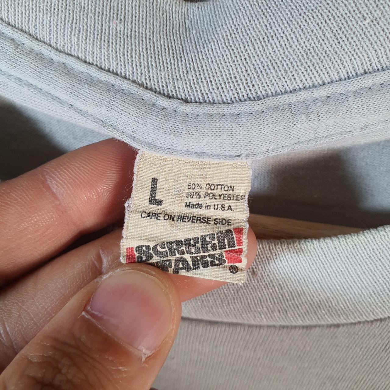 Vintage Screen Stars Coca Cola Epilepsy 90s Single Stitch T Shirt Men’s Large Grey