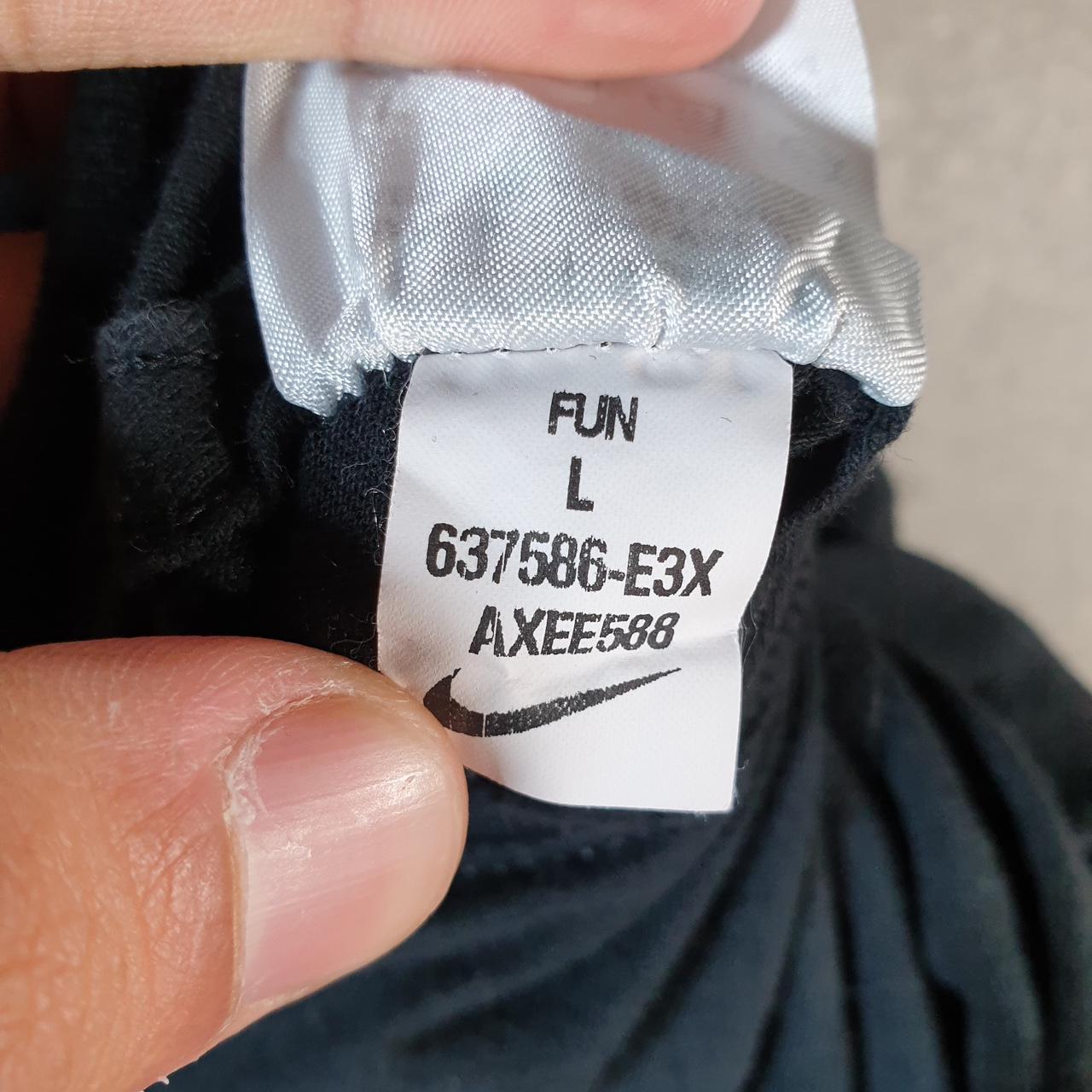 Vintage Nike Air T Shirt Men’s Large Black Printed Single Swoosh Logo Athletic C8241