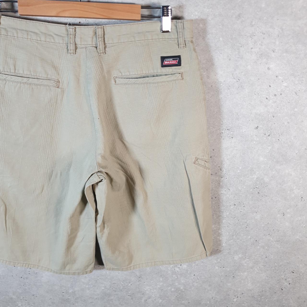 Vintage Dickies Baggy Chino Shorts Jorts Cargo Mens W32 Brown Loose Fit