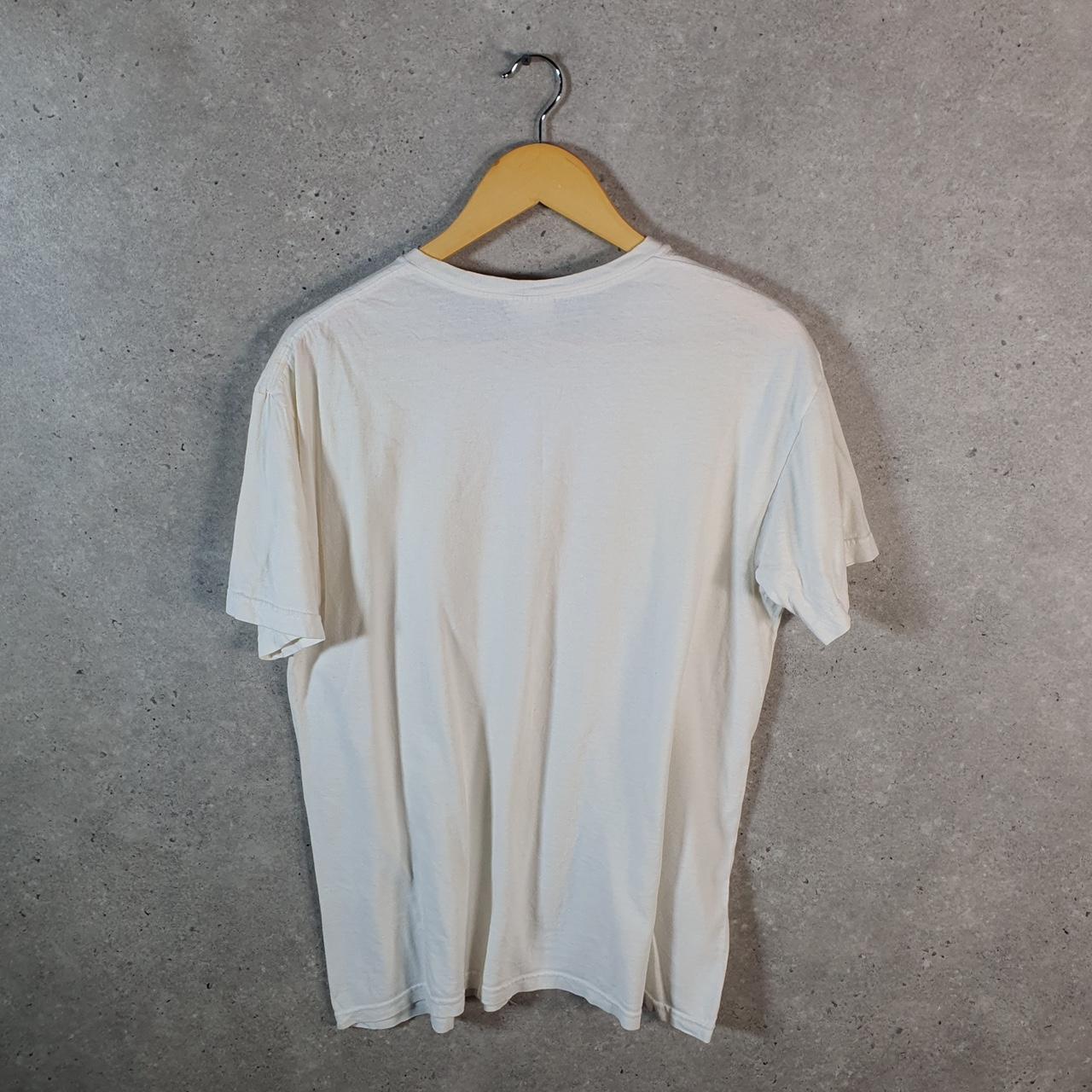 Vintage Ralph Lauren Polo Sport T Shirt Men’s Large White  Classic Fit Embroidered Pony C8677