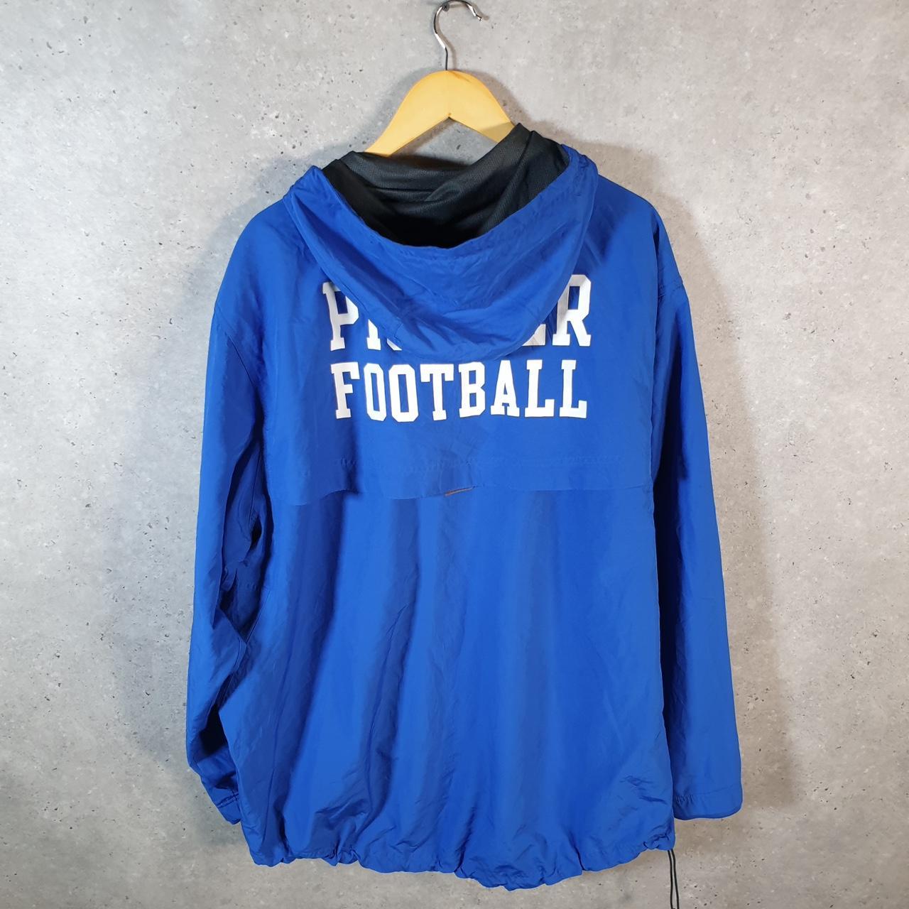 Vintage Nike Windbreaker Track Jacket Mens XL Blue USA Swoosh 1/4 Zip