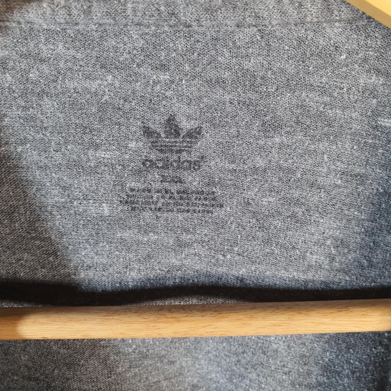 Vintage Adidas Trefoil Miami Heat Retro T Shirt Men’s XL Grey NBA Three Stripes Logo