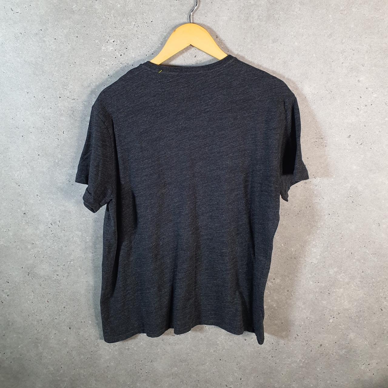 Vintage Ralph Lauren Polo Sport T Shirt Men’s Large Grey Custom Fit Embroidered Pony C8667