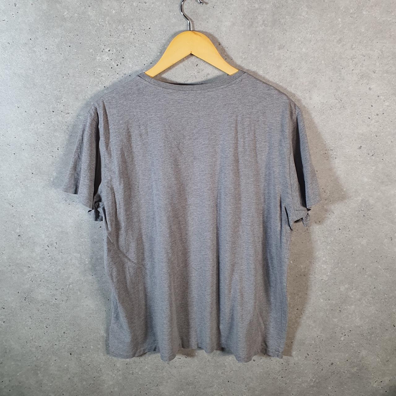 Vintage Ralph Lauren Polo T Shirt Men’s XL Grey Embroidered Pony Classic Fit C9092