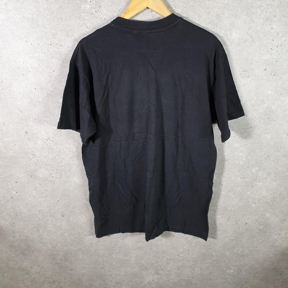 Vintage Hanes Beefy California School 90s USA Single Stitch T Shirt Men’s Large Black Big Fish Vintage