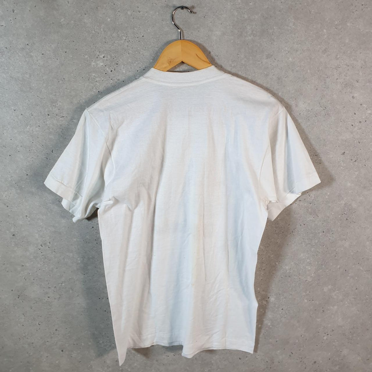Vintage El Salvador USA Single Stitch T Shirt Men’s Small White C8118