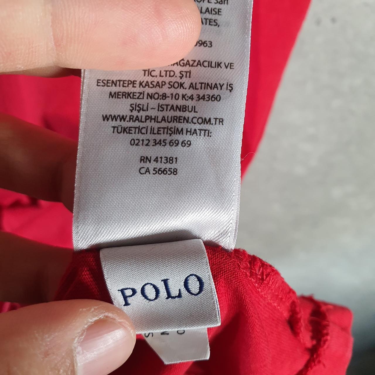 Vintage Ralph Lauren Polo Sport T Shirt Men’s Medium Red Classic Fit Embroidered Pony C8632