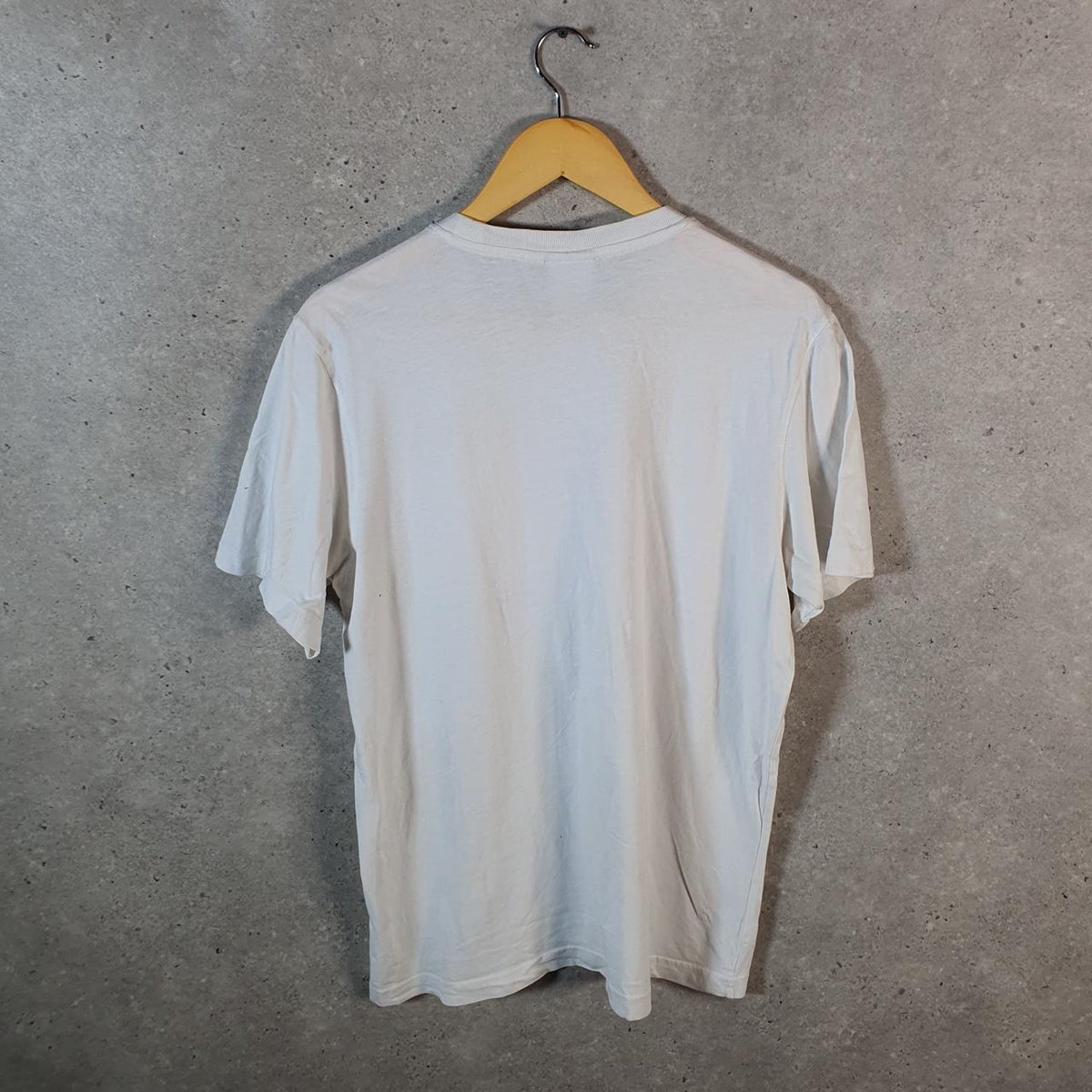 Vintage Adidas Trefoil Retro T Shirt Men’s Medium White Three Stripes Logo