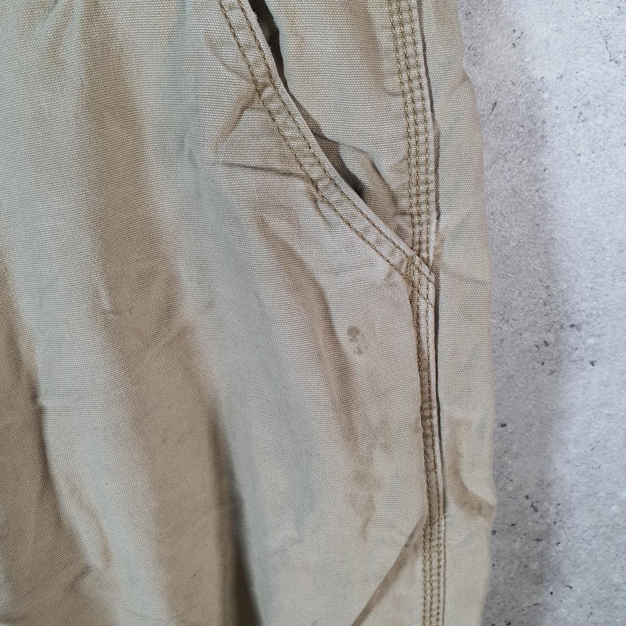 Vintage Carhartt Carpenter Trousers Mens W36 L34 Brown Relaxed Fit Workwear USA